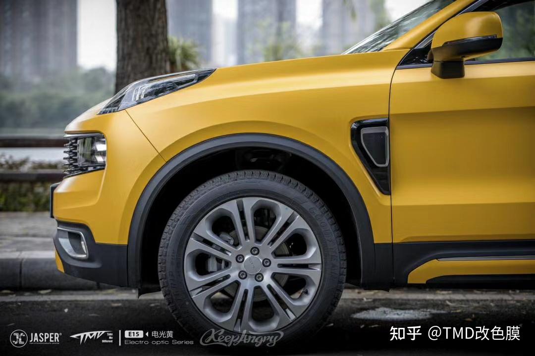 光泽莹润 质感超强,领克01电光黄改色膜-tmd潮牌 - 知乎