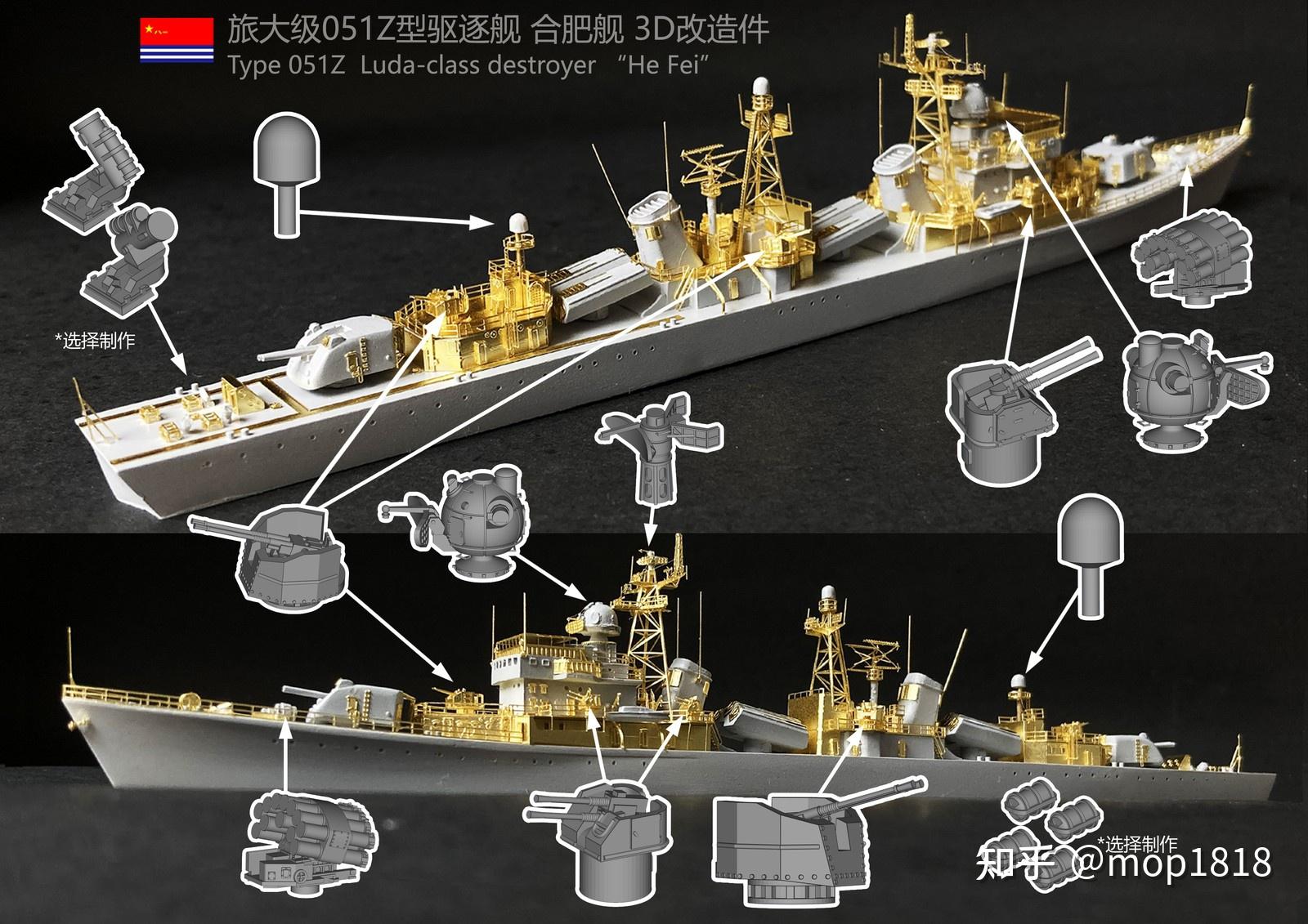 【外网：中英对照】中国海军051型（旅大级）驱逐舰（PLAN Type 051 Luda class Destroyers (1970)） - 知乎