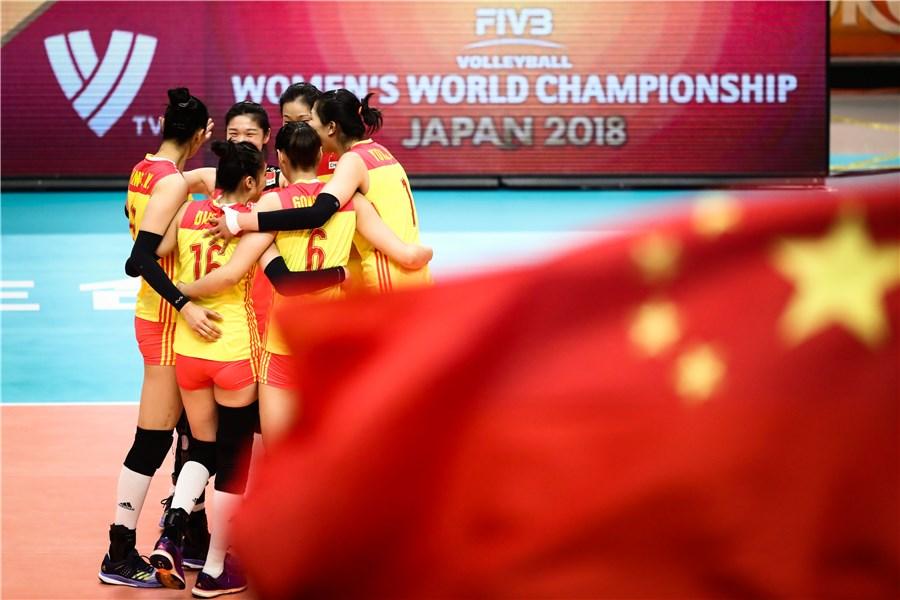 2018 女排世锦赛半决赛中国队 2:3 负于意大利