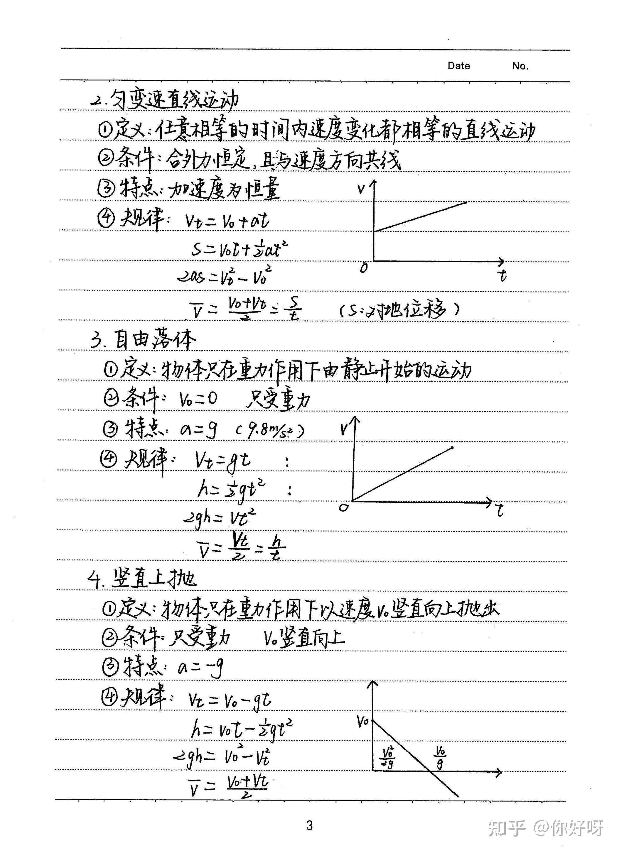 2021高考理科状元学霸手写高中物理笔记原来学霸都用这些干货