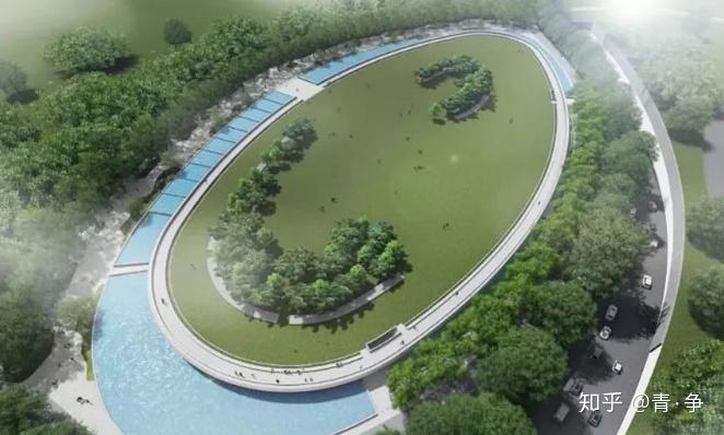 沿着东部公园连道而建的滨海东海水淡化厂,设计巧妙,把所需设施建在地