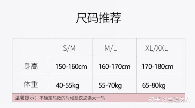 兰妲尺码表第二对于均码的注意裤袜的弹性和长短买连裤袜时,需要注意