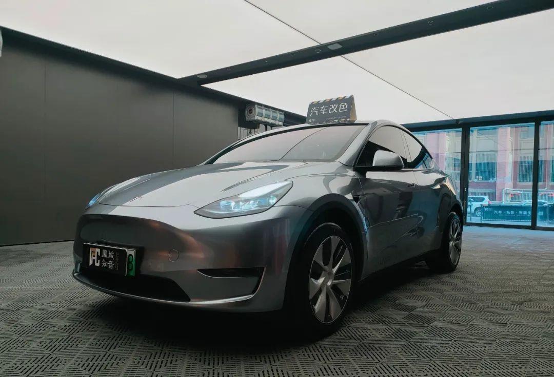 汽车改色 | 特斯拉model y改色液态金属银 - 知乎