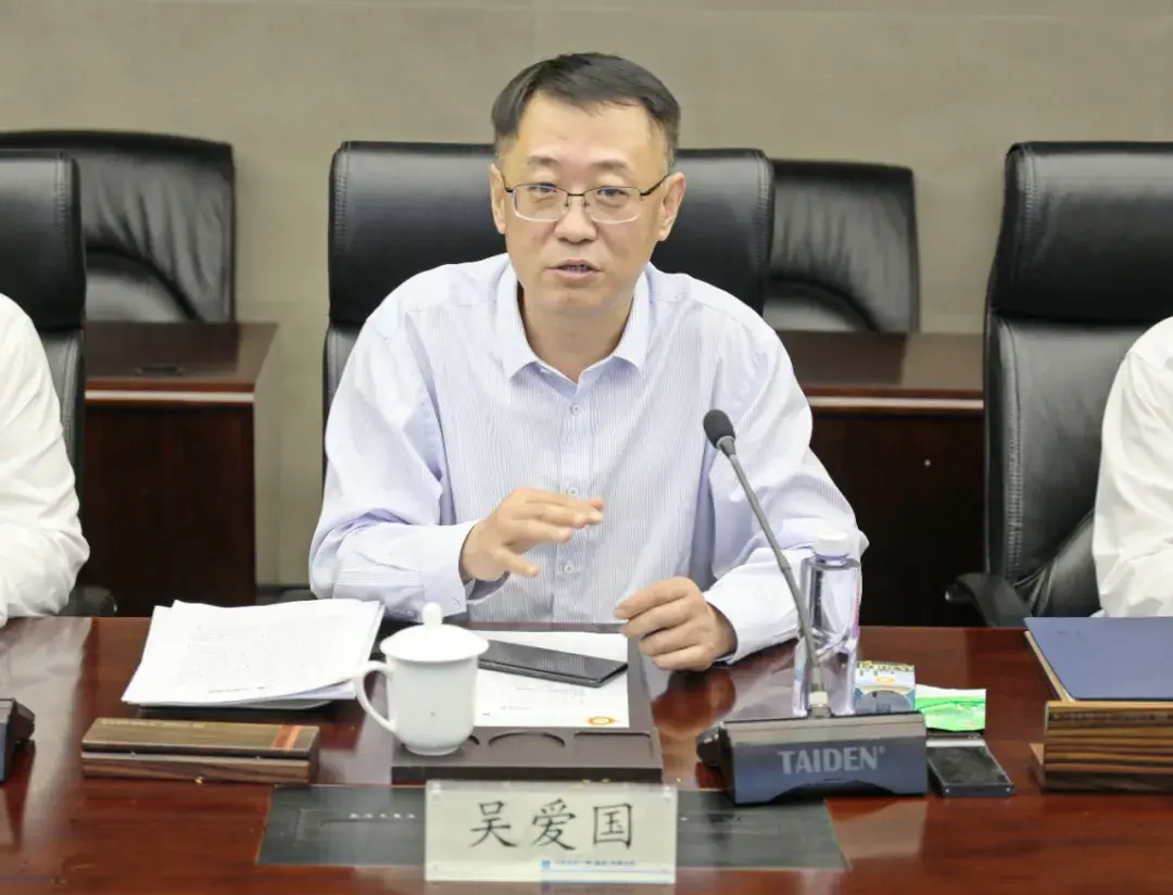 吴爱国会见中建西勘院党委书记董事长朱文汇