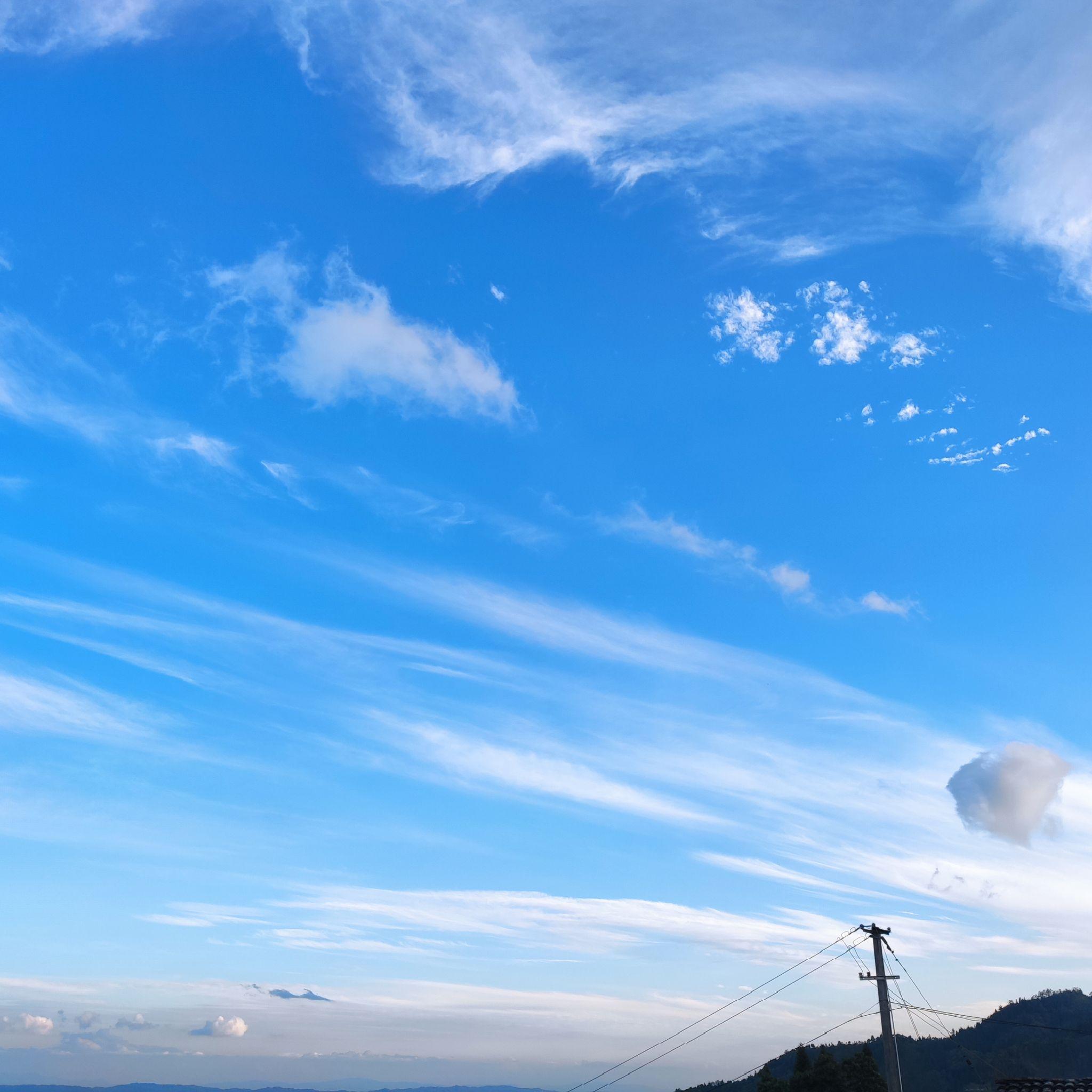 原相机天空照图片