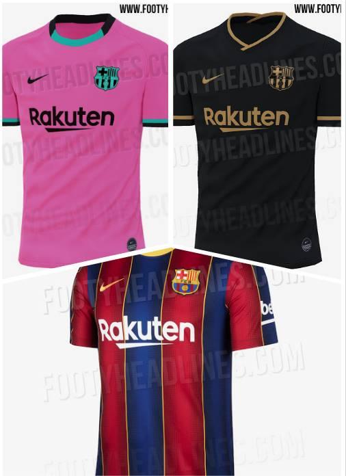 南海岸配色巴萨下赛季第三球衣谍照曝光