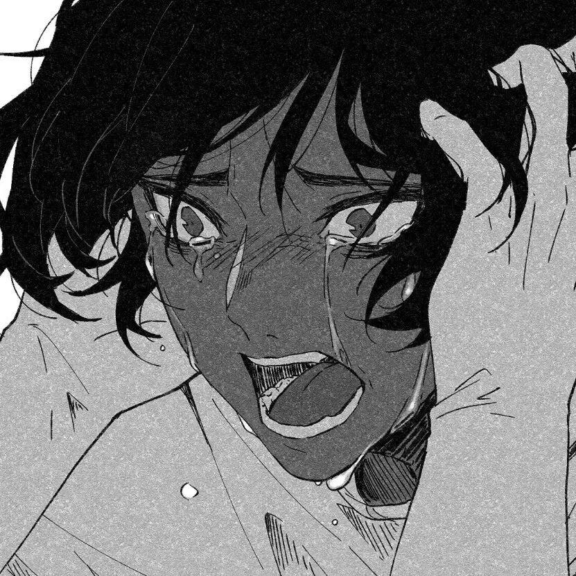 男头绝美好看的黑白动漫男头