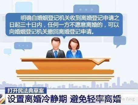 新民法典,你不可不知道的事——離婚冷靜期