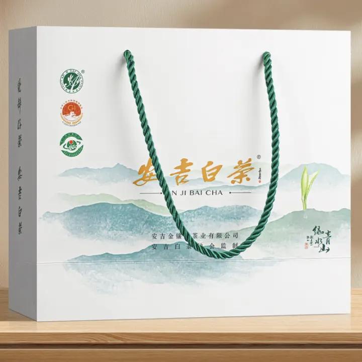 白茶推荐：福茗源品牌正宗安吉白茶礼盒装，适合作为送礼茶叶