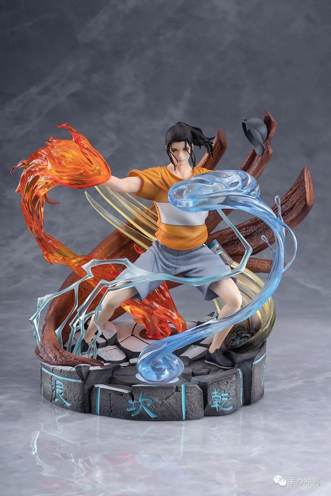 手办新品,华丽的特效件非常拉风,将王也在中宫任意拨转四盘施法的造型