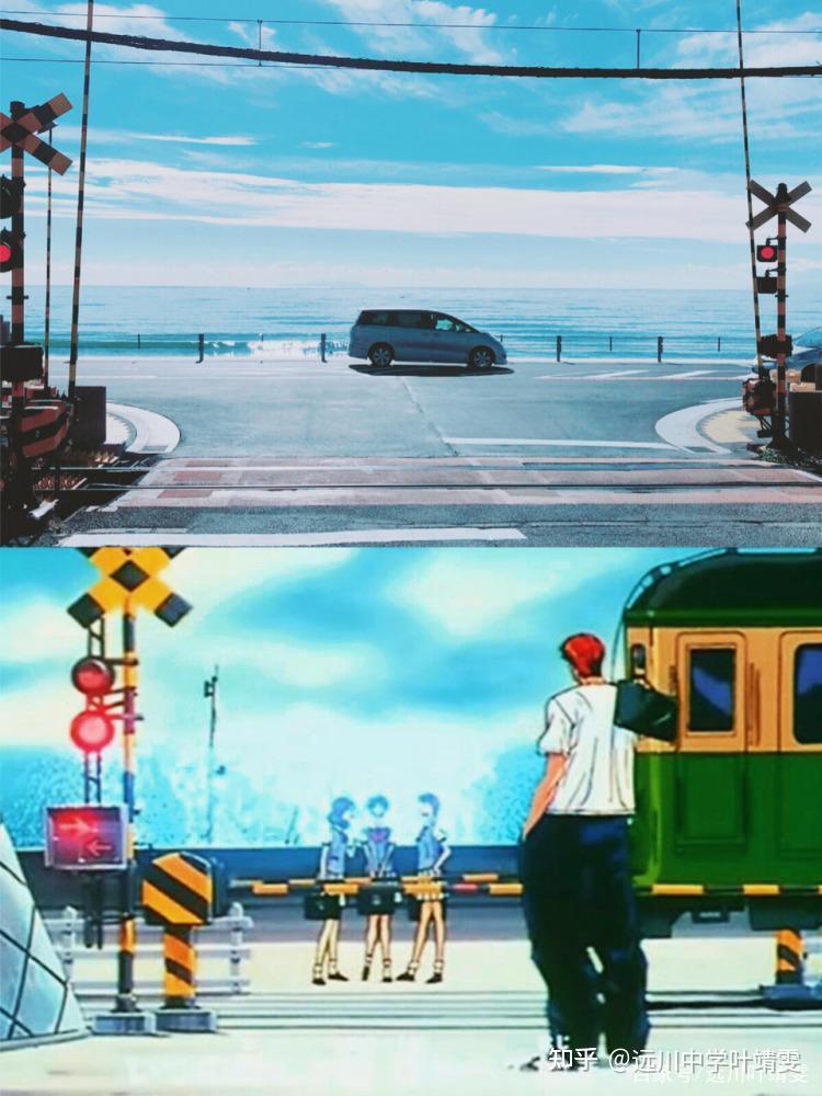 还记得《灌篮高手》中的镰仓高校前站吗?