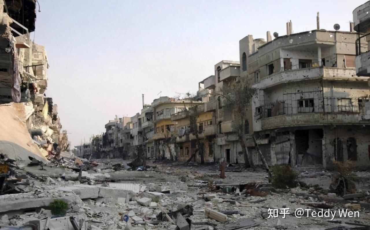 巴格达被轰炸前后图片