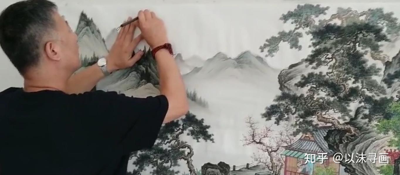 空灵隽逸 -- 中美协画家王宁国画山水画作品欣赏 - 知乎