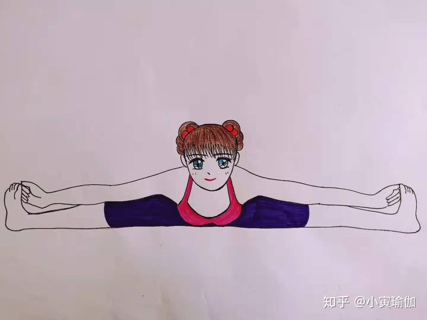 轻松说瑜伽英文,坐角式英文口令瑜伽英文小课堂