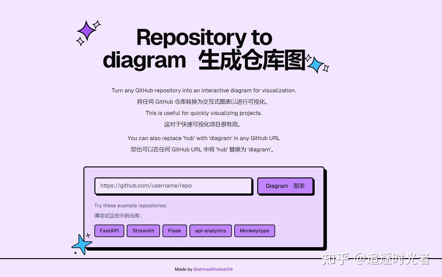 使用 GitDiagram 快速将 GitHub 仓库转换为交互式图表 - 知乎