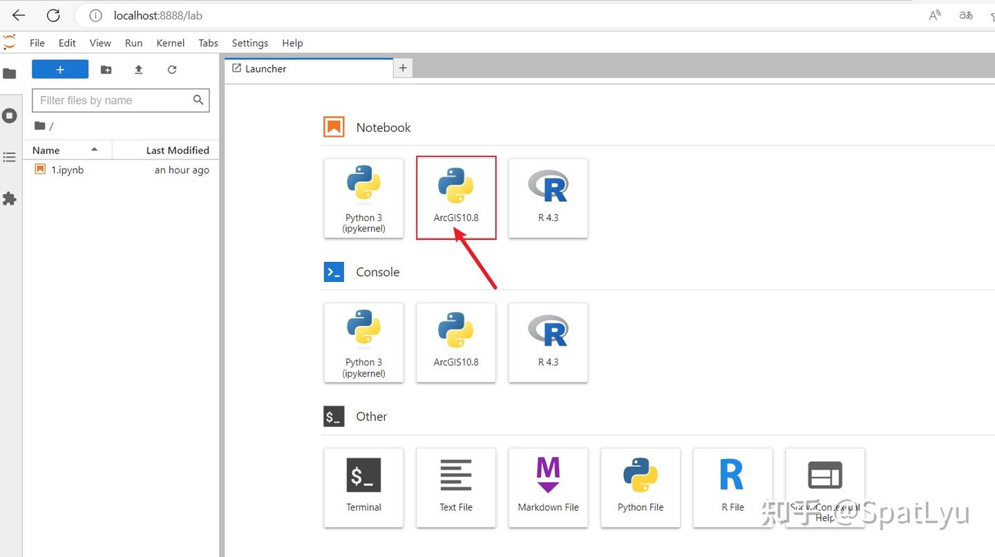 Jupyter arcgis desktop 10 8 arcpy 