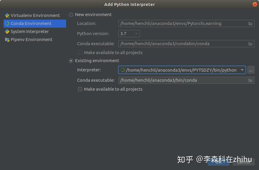 PyCharm 虚拟环境设置 - 知乎