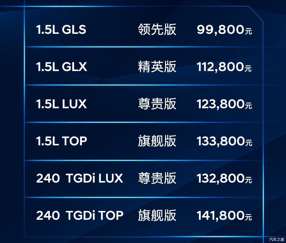 价格依旧很务实全新一代现代伊兰特上市售9981418万元