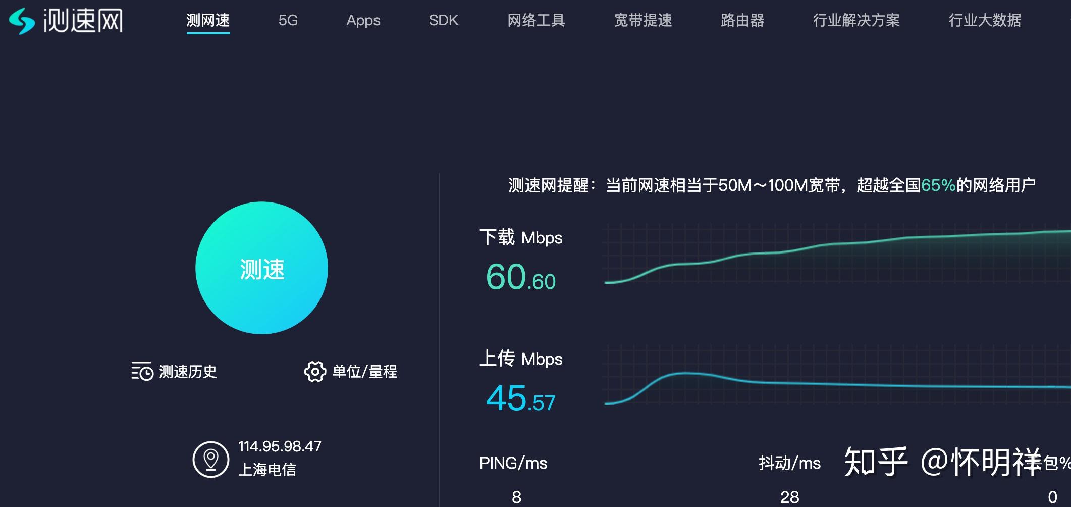 电信千兆网速