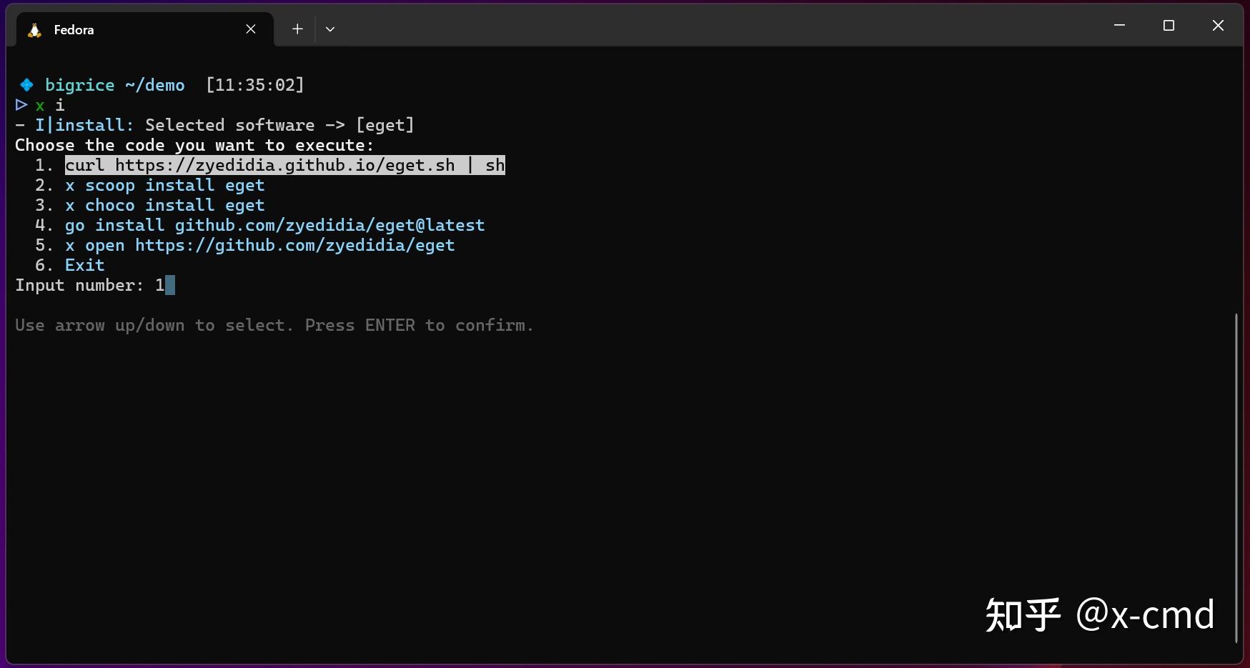 x-cmd install | Eget - 告别繁琐，一键安装 GitHub 预编译二进制文件！ - 知乎