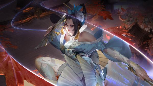 王者荣耀英雄全皮肤高清超清海报壁纸最新瑶云中君情侣皮肤时之祈愿瑶