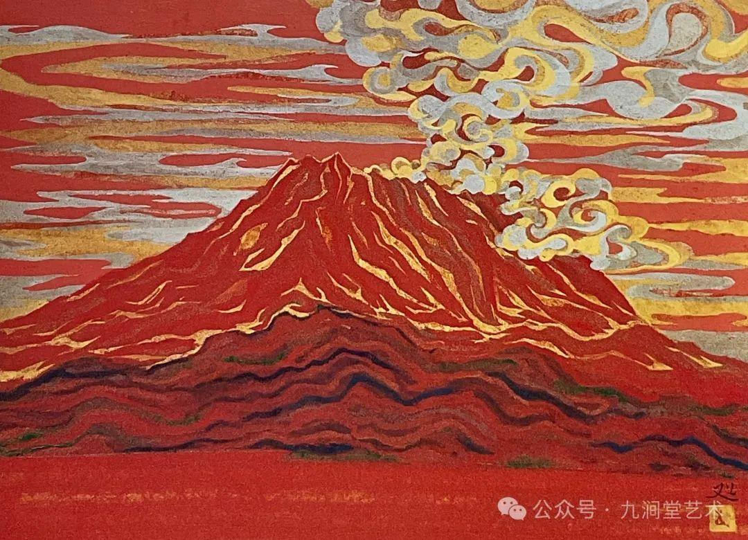 加山又造 絵画 岩彩画 レア 岩彩画| 加山又造：屏风画的宇宙（一） - 知乎
