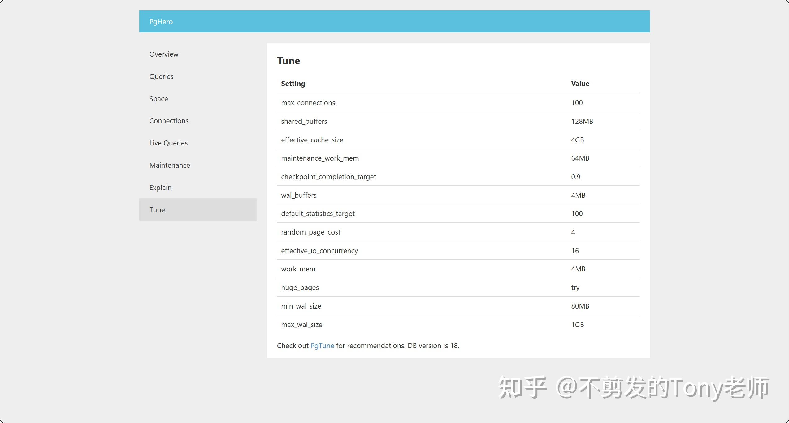 PgHero：一款免费开源的PostgreSQL性能监控工具 - 知乎