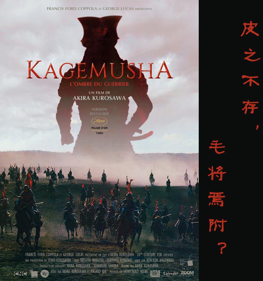 《影子武士》—皮之不存,毛将焉附?