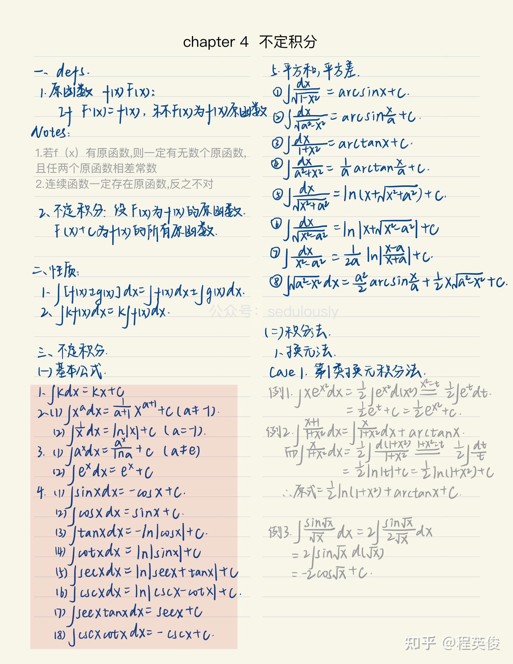 22考研数学汤家凤基础班77强化班goodnotes手写笔记分享 - 知乎