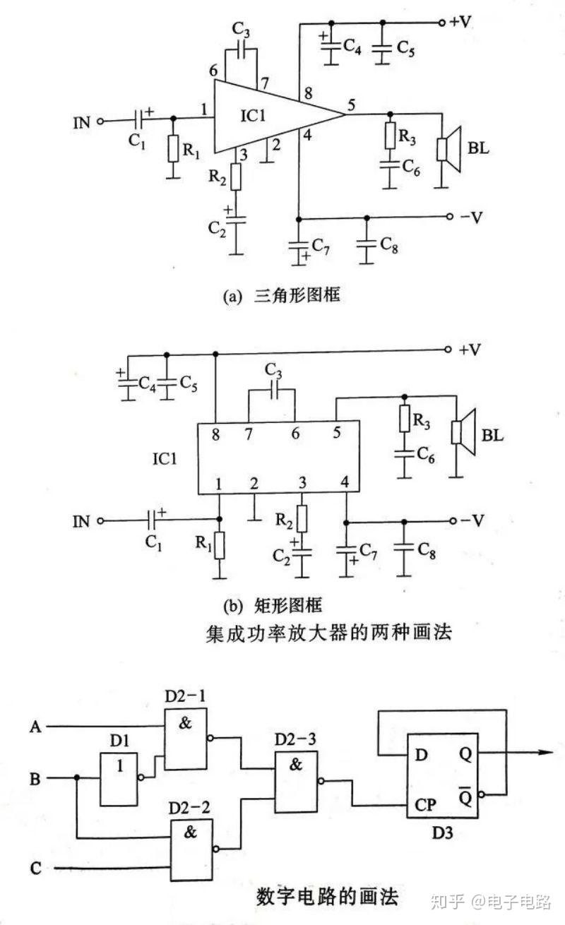 但再電路圖中通常只將集成電路作為一個元器件來看待