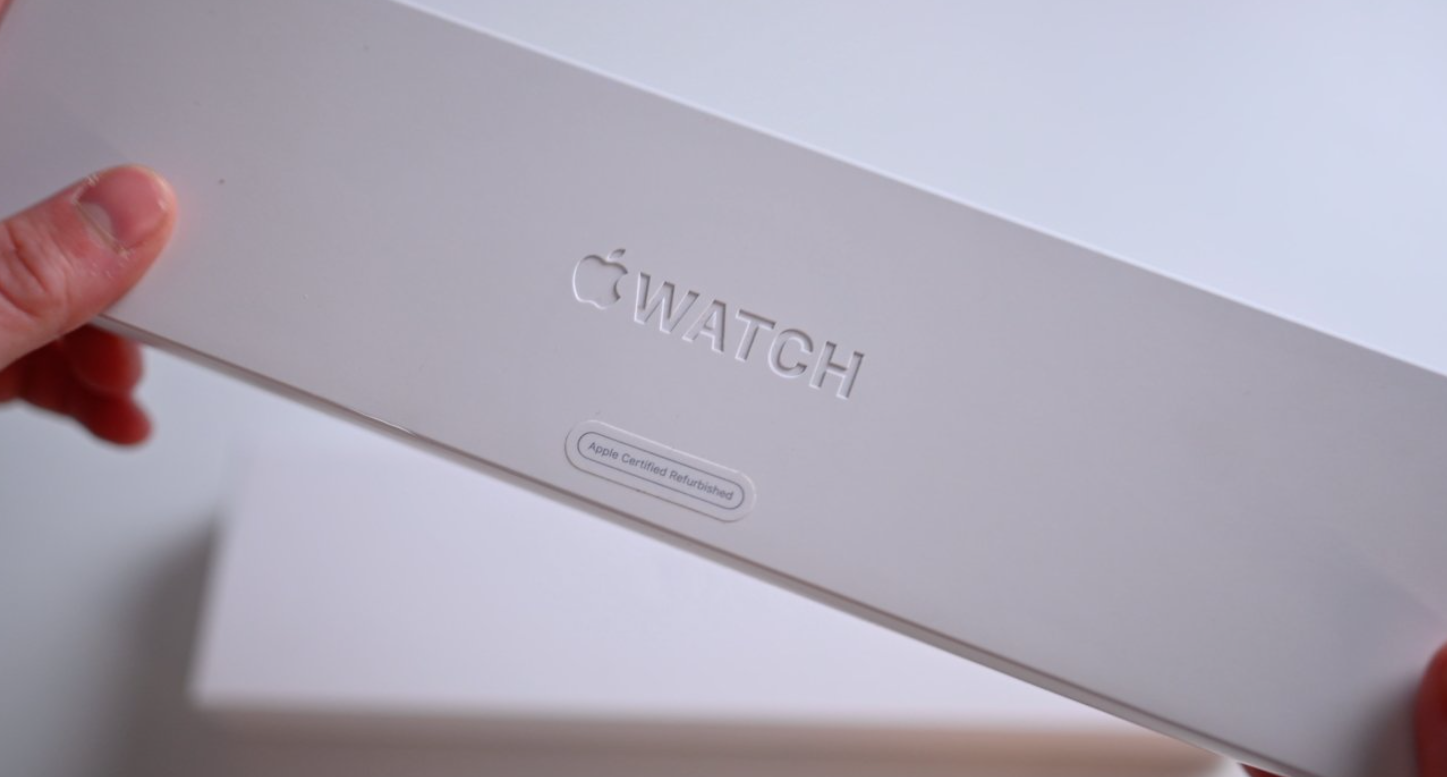 翻新的 apple watch 的包装与零售包装几乎相同.
