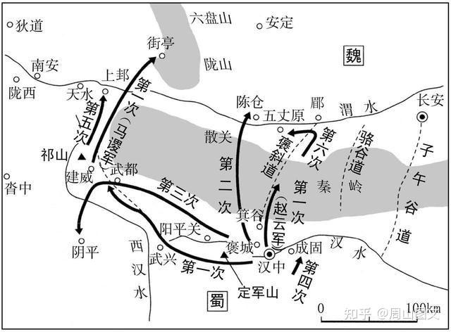 诸葛亮最后一次北伐，病逝的五丈原在哪里？ - 知乎