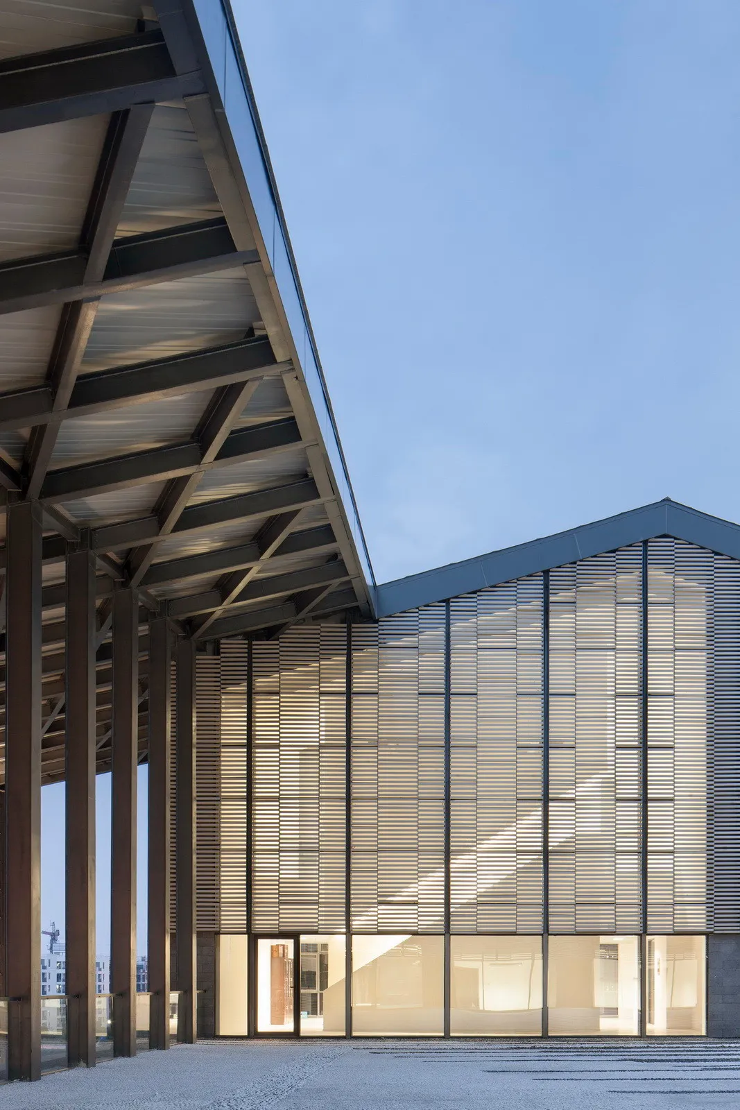 0元经典案例抄绘第四季05曲面屋顶覆盖手法应用范增艺术馆为例