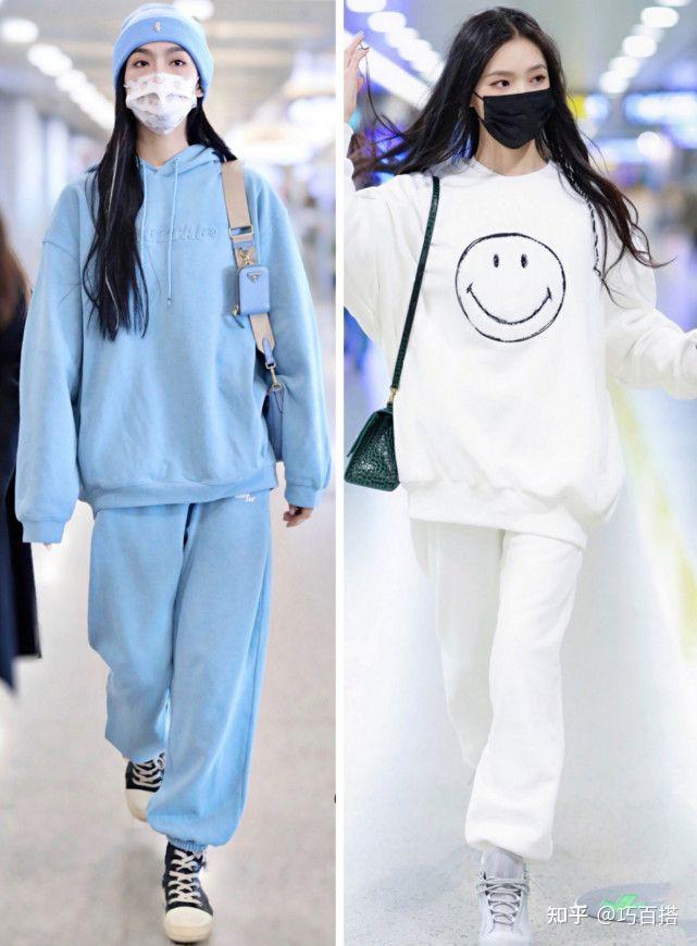 青春靓丽的卫衣套装,可以利用混搭技巧,通过风格小众的配饰点亮造型.