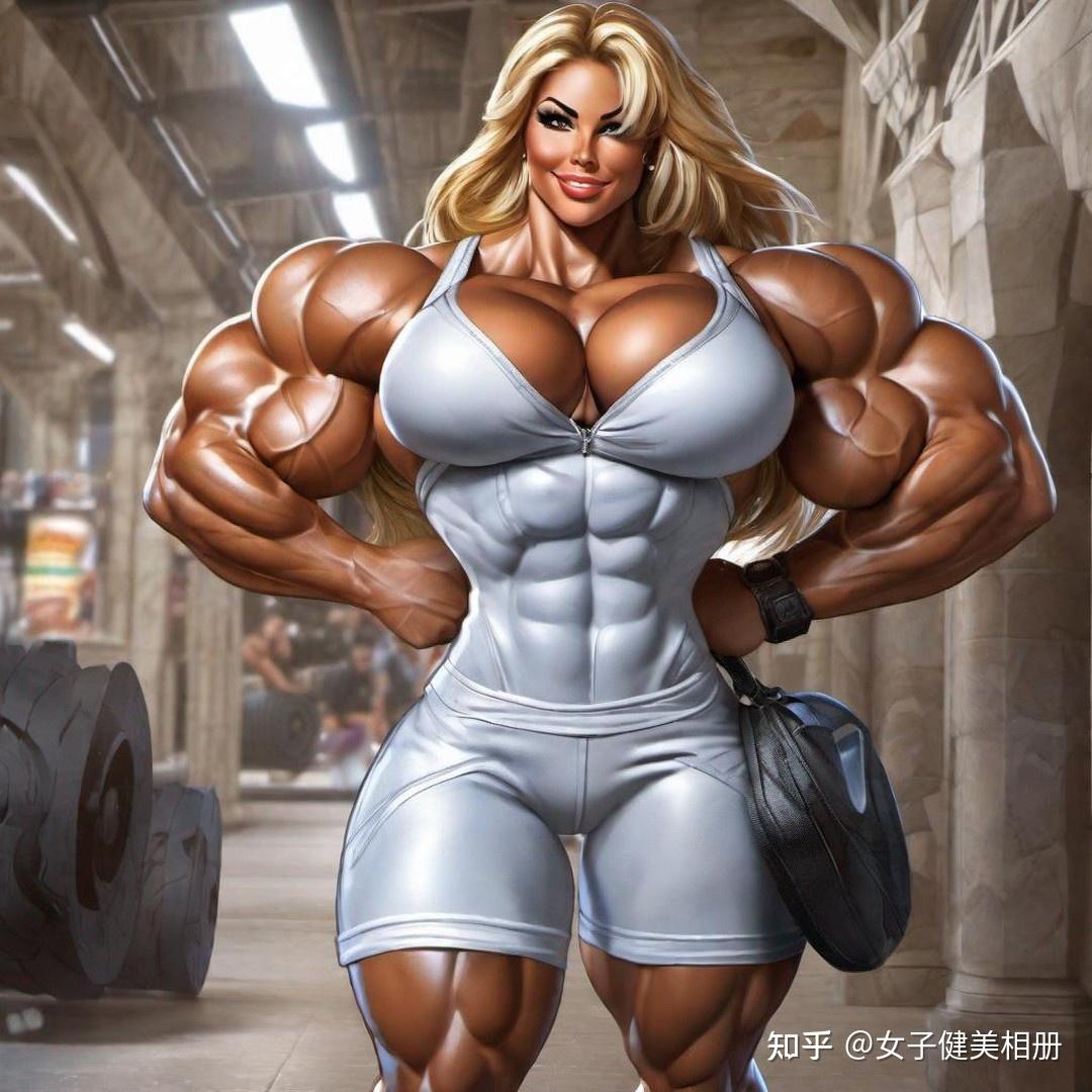 无敌的肌肉女浩克!画风离谱到家的筋肉娘漫画!视觉震撼,纯属娱乐!