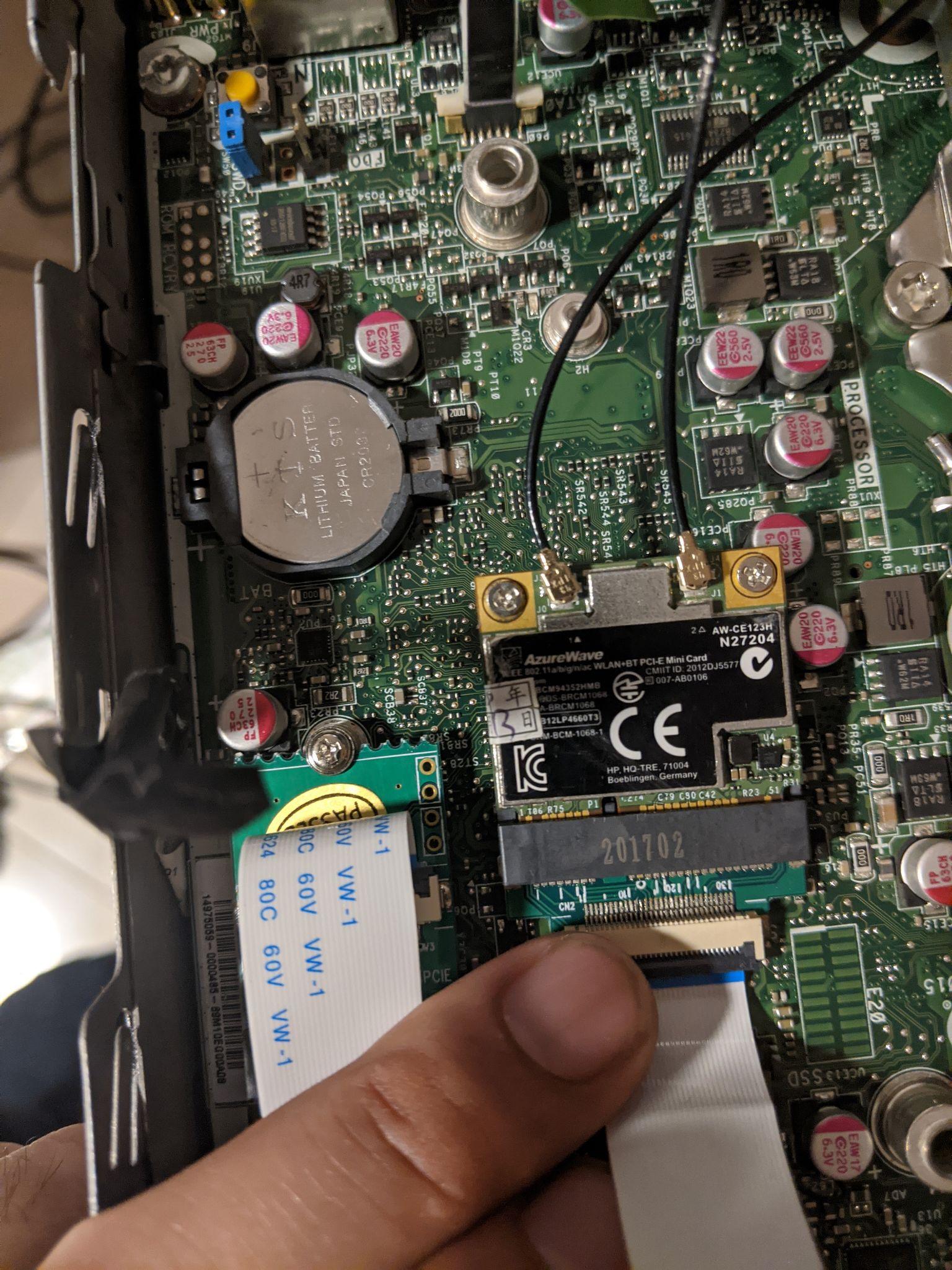 惠普hp prodesk 400 g2 加装bcm94352hmb网卡