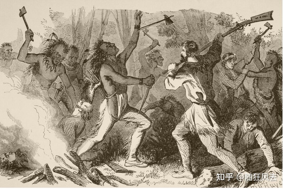 第一,北美殖民地移民为什么要对原住民印第安人实施种族灭绝?