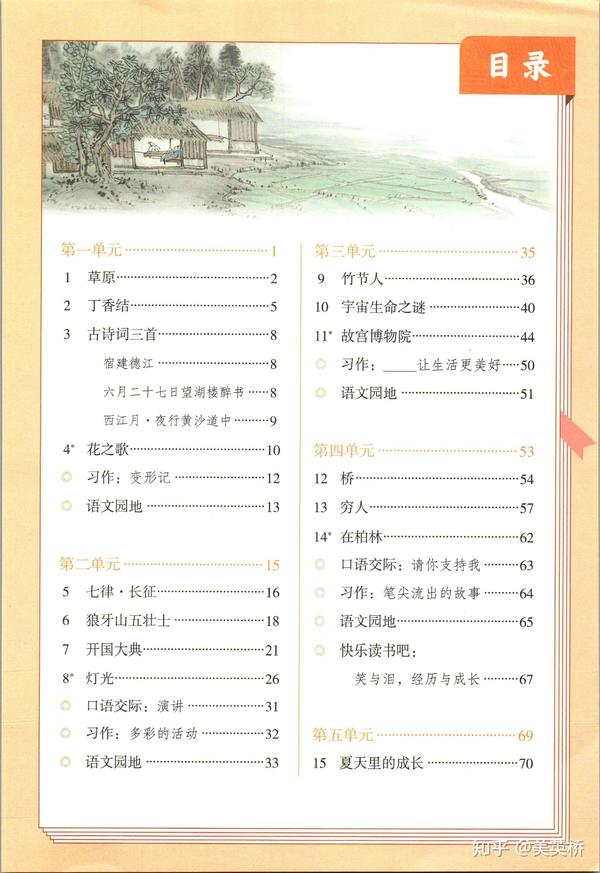 2021年小學語文六年級上冊(六三學制)課本教材及相關資源介紹