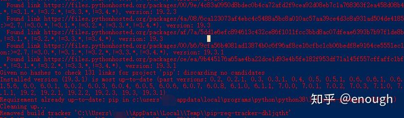 在執行 pip install 時遇到錯誤：python setup.py egg_info Check the logs for full command output