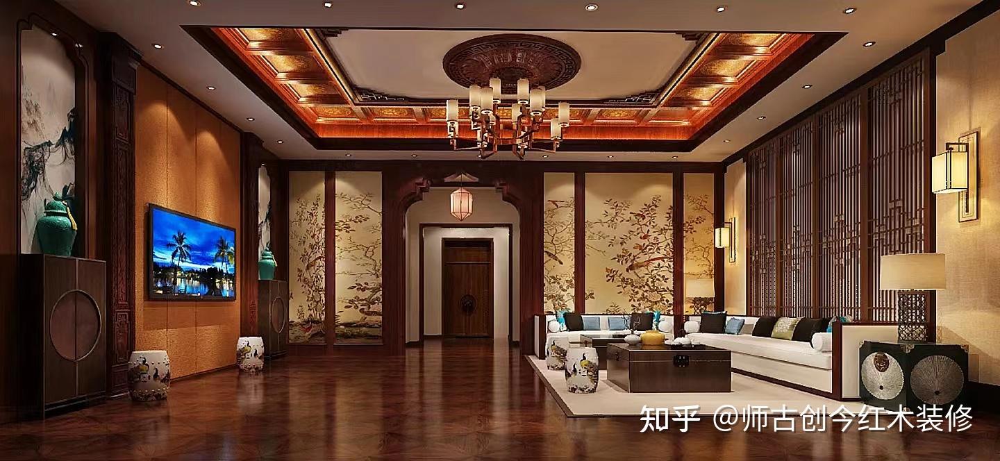 中式红木装修,流露出精致尊贵的气质 - 知乎