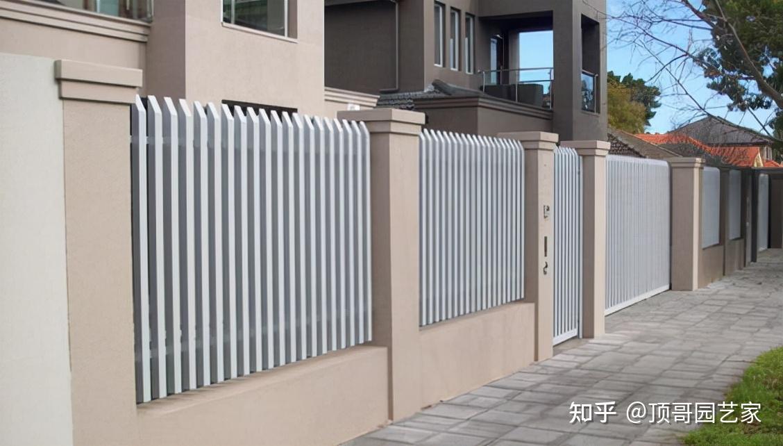 30款现代简约风格围墙案例做法好看又实用做院子就选它