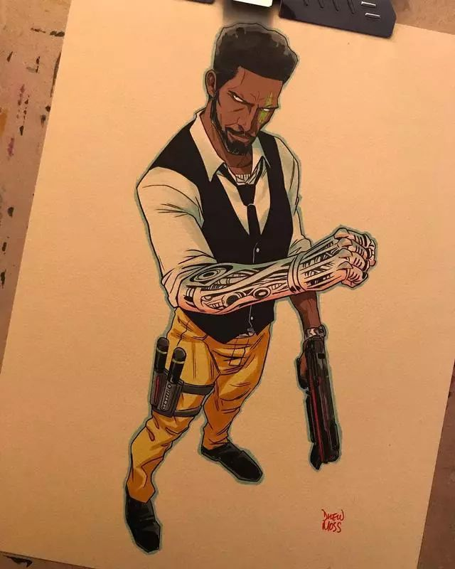 画师推荐有哪些画风硬派的画师