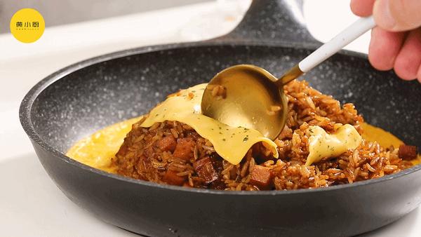 有芝士和泡菜的汉拿山炒饭好吃到光盘