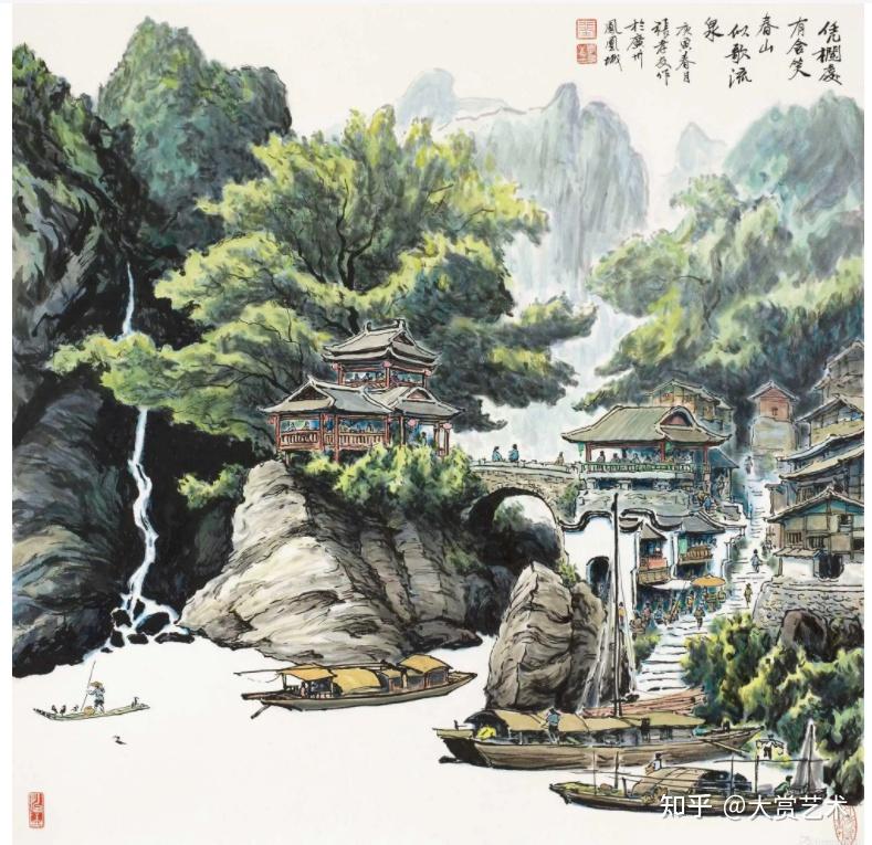 张孝友山水界画兼具历史底蕴与人文内涵水平堪称当代之最