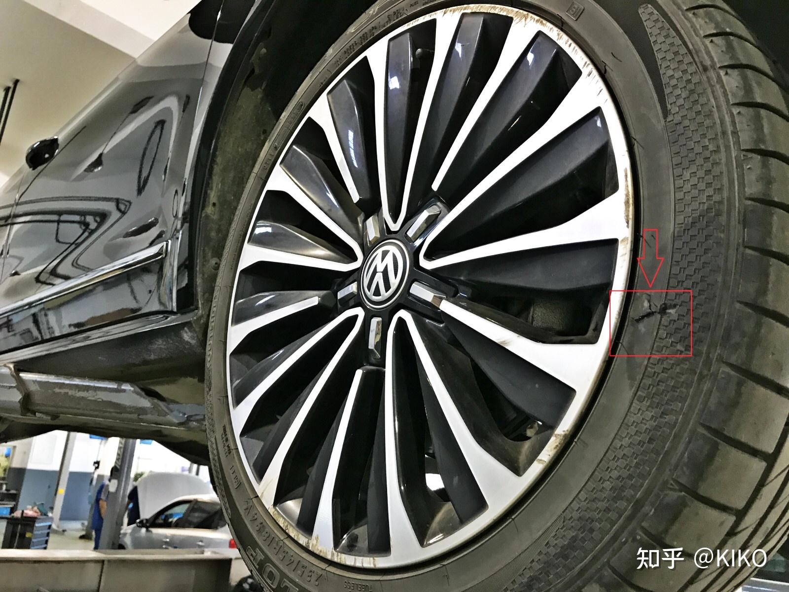 轮胎被蹭,别慌,先看帘子布