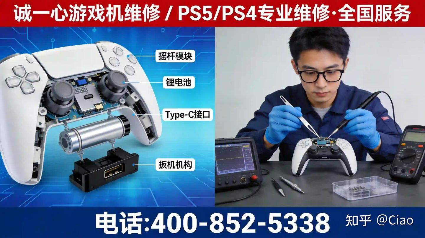 PS5 DualSense手柄漂移、失灵、摇杆自己动?2026年全套排查与维修避坑指南