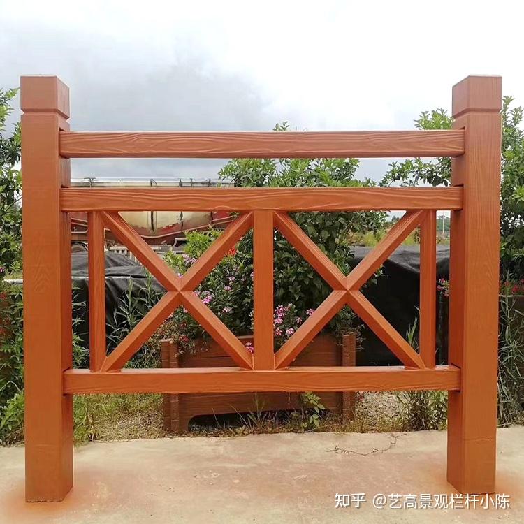 江西仿木栏杆安装步骤 赣州市政工程仿木护栏 - 知乎