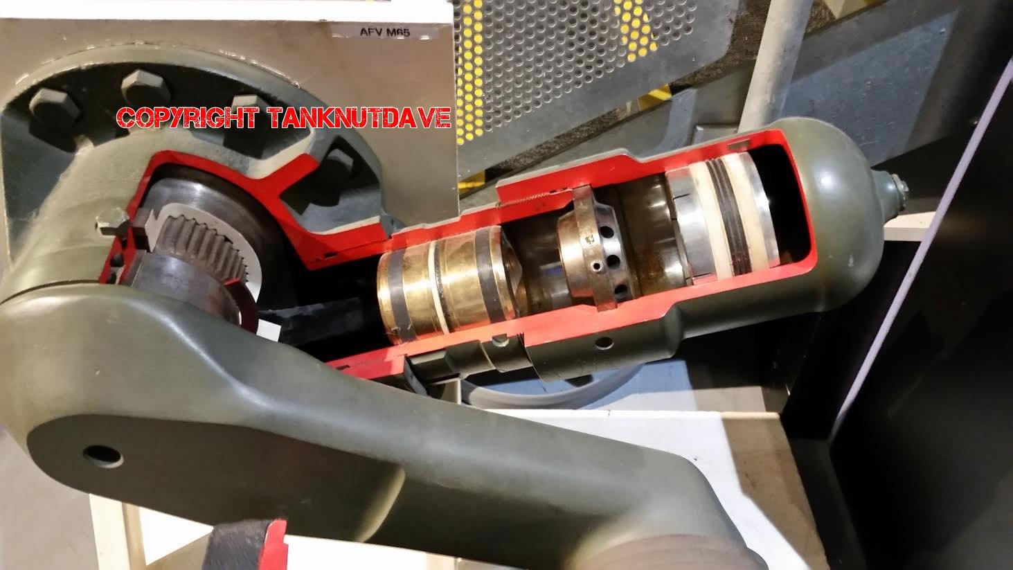 油气悬挂另一个独门秘笈是不拆履带,不用顶杆,即可更换负重轮.