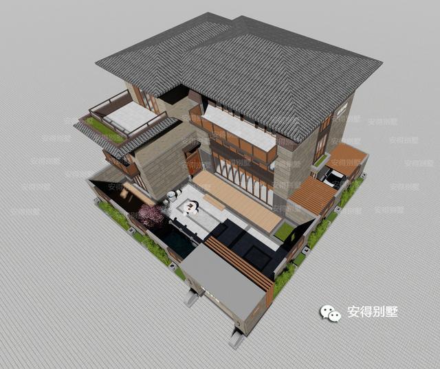 自带庭院的农村三层中式别墅，9间房间还有豪华大堂和餐厅 - 知乎