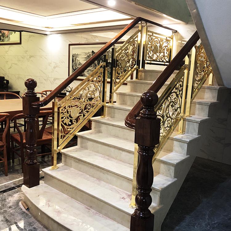 轻奢新款铜楼梯设计